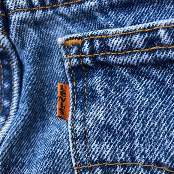 Vintage Levi’s 15921 Orange Tab Tapered Leg High Waist Wedgie Fit Mom Jeans - Picture 5 of 8